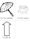 U is for umbrella Book