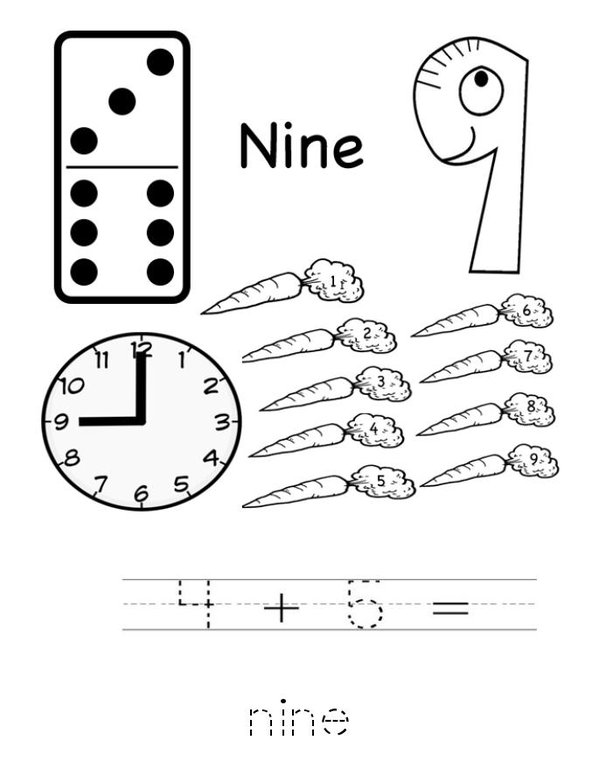  Nine Mini Book - Sheet 1