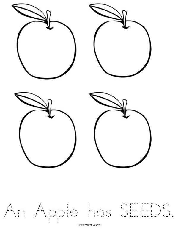 Apples Mini Book - Sheet 8