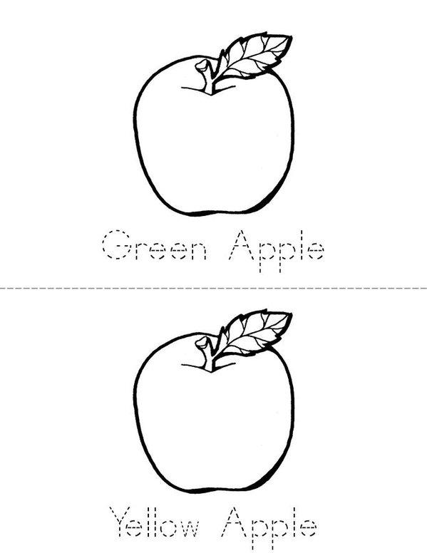 Apples Mini Book - Sheet 2