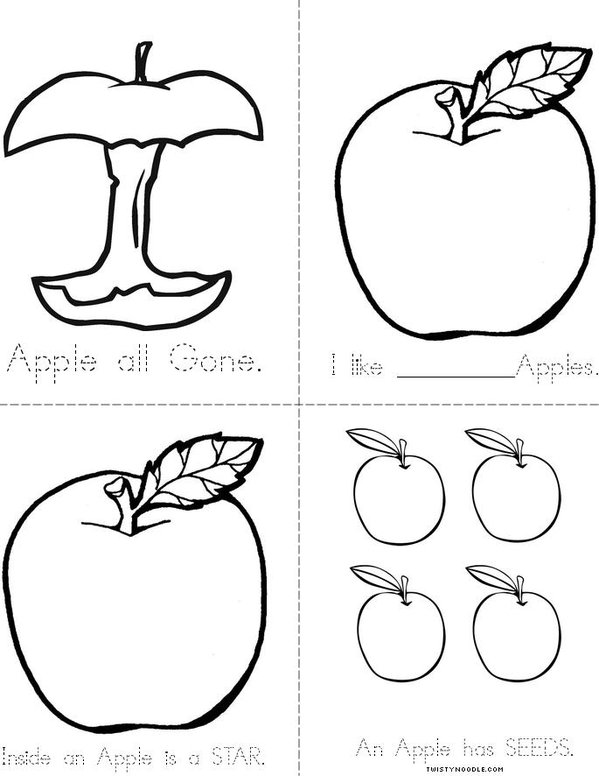 Apples Book Twisty Noodle