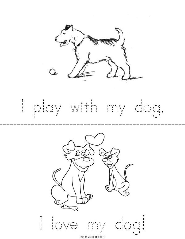 My Dog Mini Book - Sheet 2