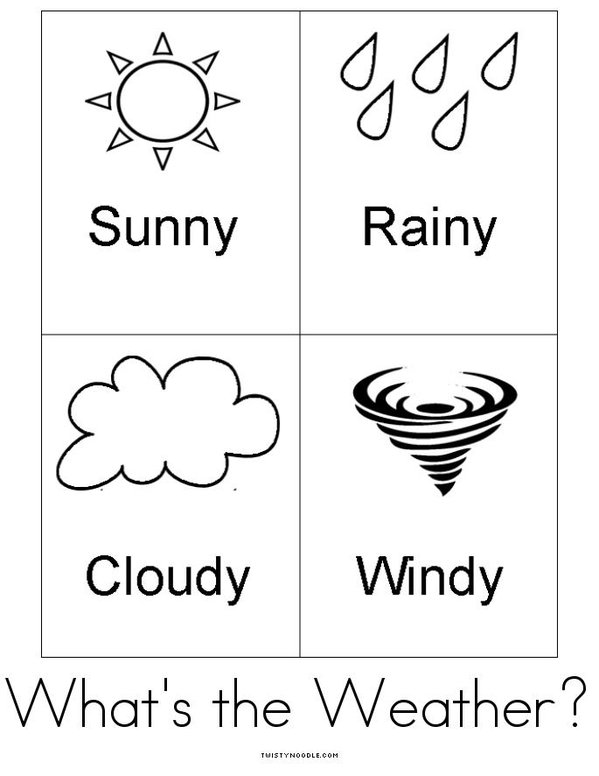 Weather Mini Book - Sheet 5