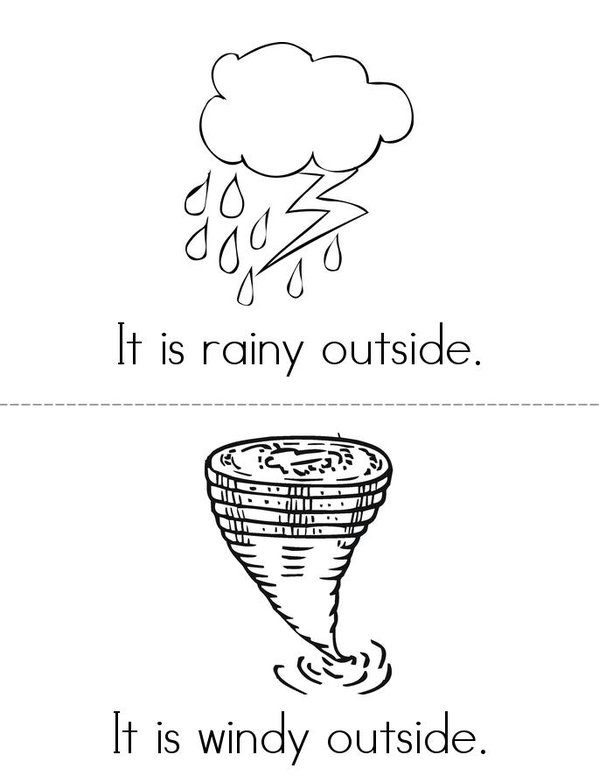 Weather Mini Book - Sheet 2