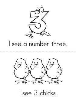 I see a number 3! Book
