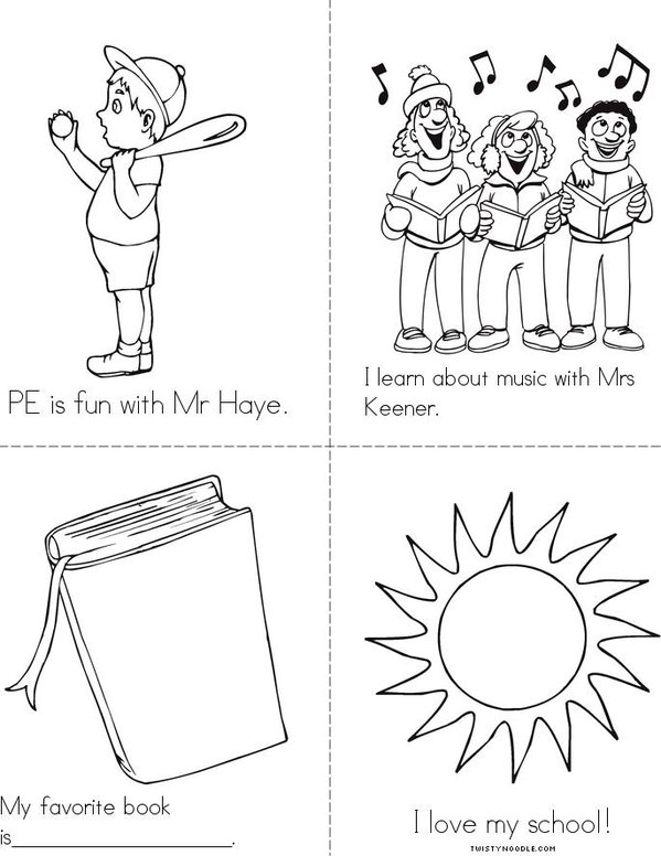 Our First Grade Class Mini Book - Sheet 2