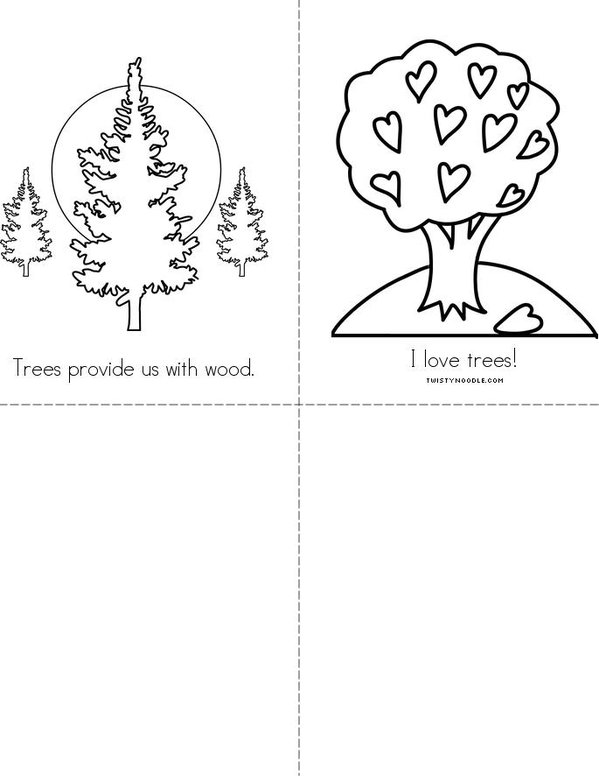 Arbor Day Mini Book - Sheet 2