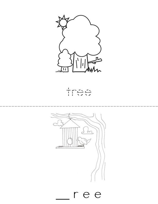 Tree Mini Book - Sheet 1