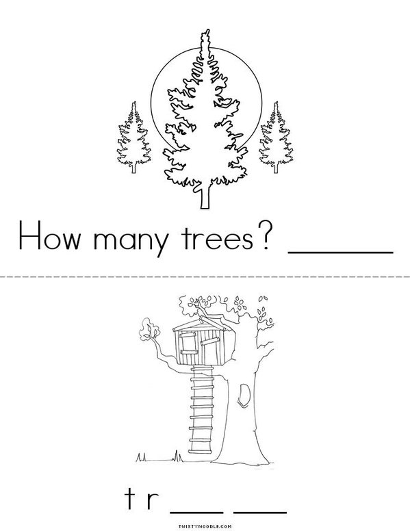 Tree Mini Book - Sheet 2