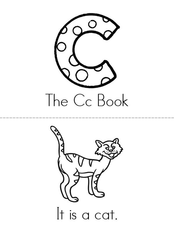 The Cc Book Mini Book - Sheet 1