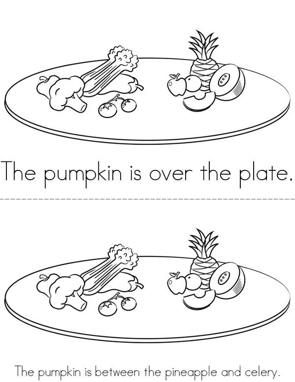Where is Pumpkin? Mini Book - Sheet 3