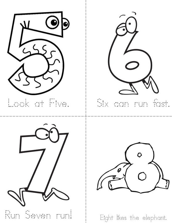 Funny Numbers Book - Twisty Noodle