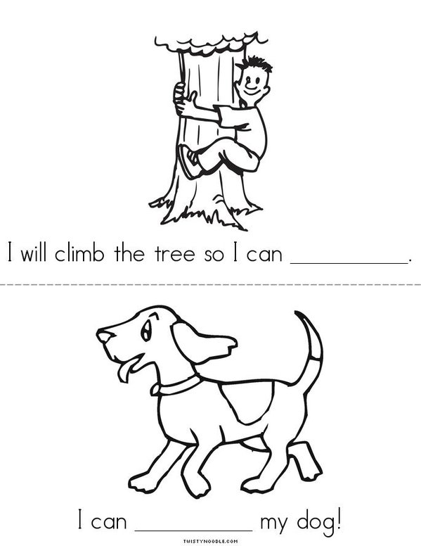 I Can See My Dog Mini Book - Sheet 2