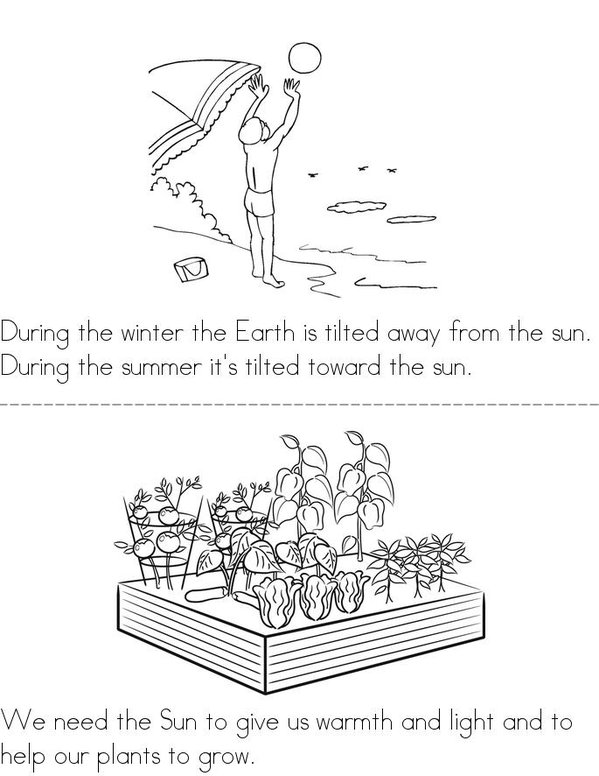 The Sun Mini Book - Sheet 3