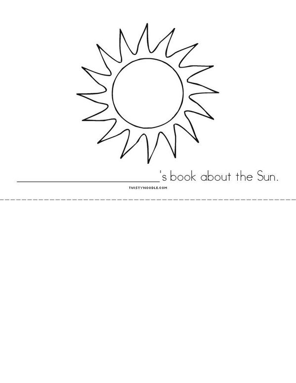 The Sun Mini Book - Sheet 4