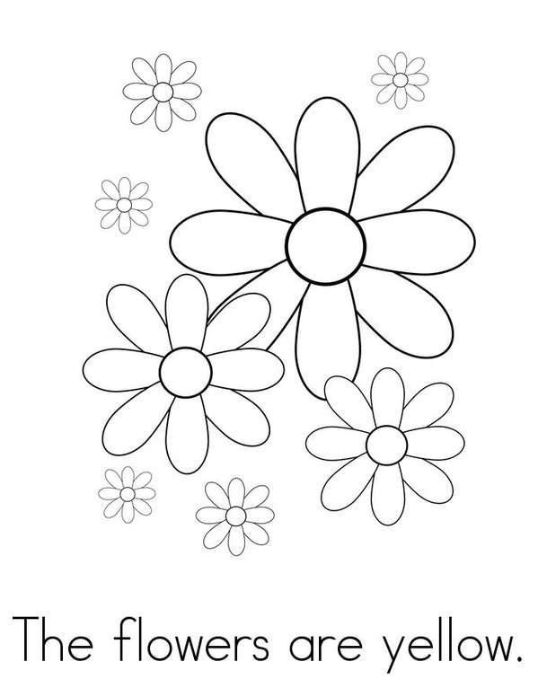 Flowers Mini Book - Sheet 2