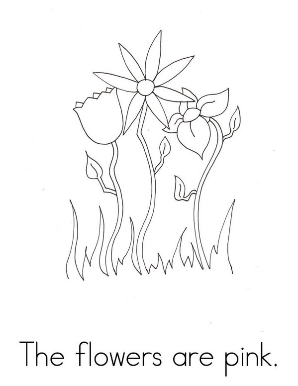 Flowers Mini Book - Sheet 5