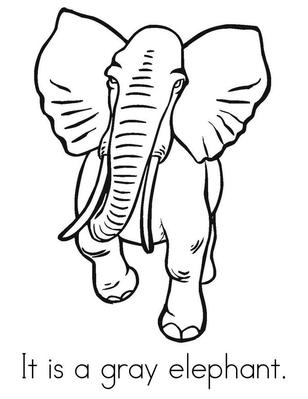 The Elephant Book Mini Book - Sheet 7