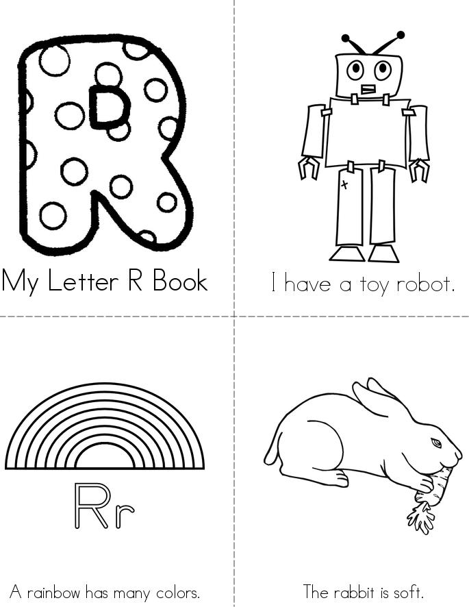 My Letter R Book Twisty Noodle