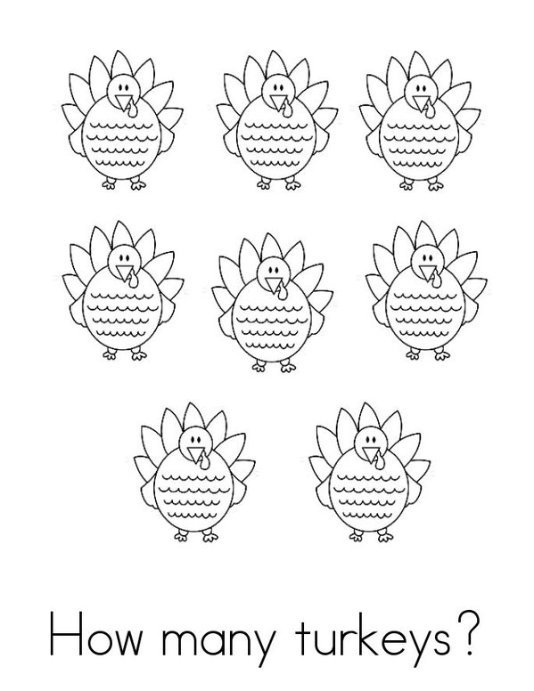Thanksgiving Mini Book - Sheet 2