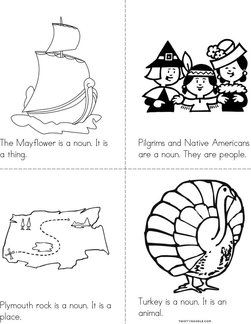 Thanksgiving Nouns Book