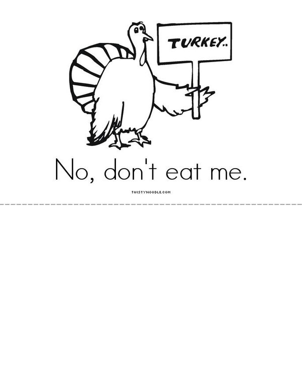 Thanksgiving Feast Mini Book - Sheet 4