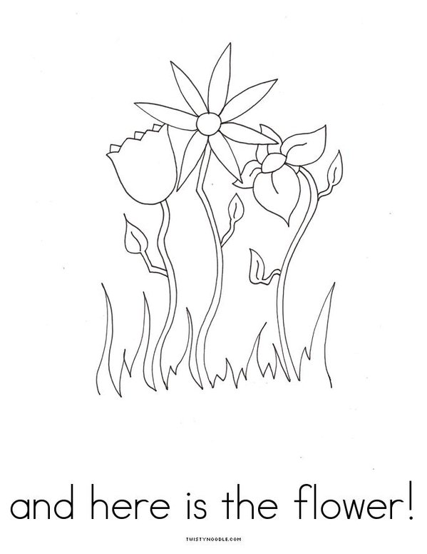 April Flowers Bring May Flowers Mini Book - Sheet 4
