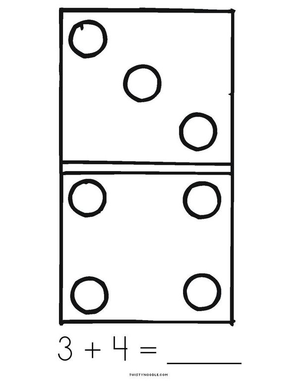Dominos Mini Book - Sheet 4