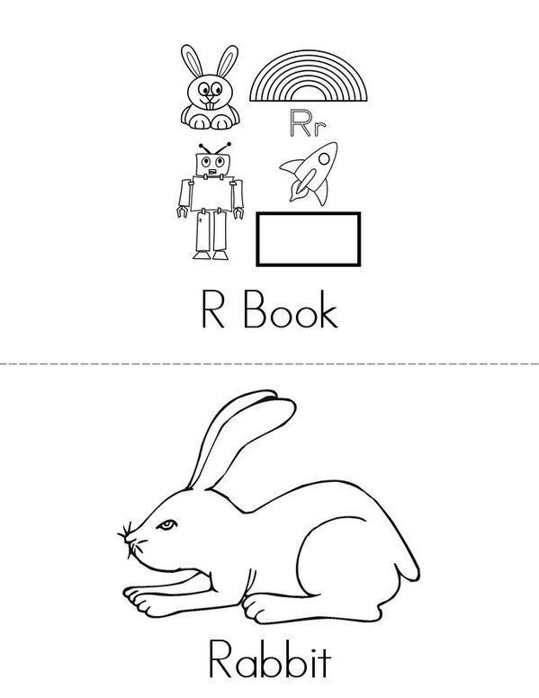 R Book Mini Book - Sheet 1