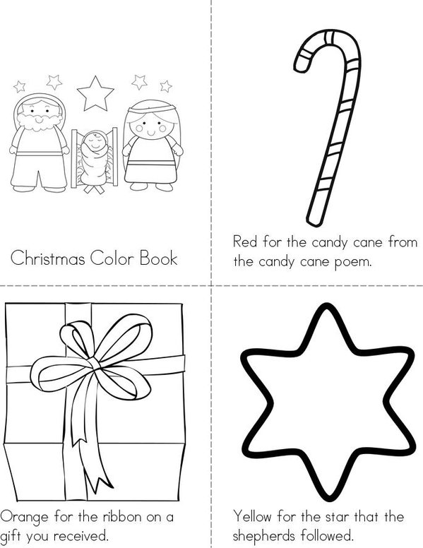 Download Christmas Color Book Twisty Noodle