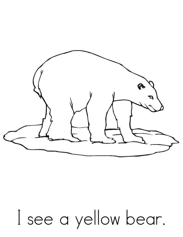 Bears in Pairs Mini Book - Sheet 3