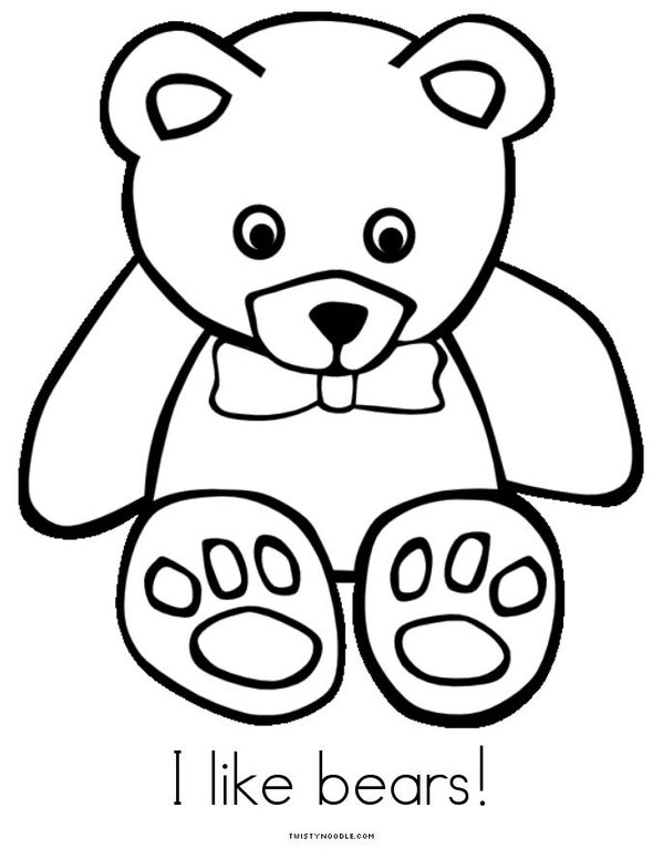 Bears in Pairs Mini Book - Sheet 8