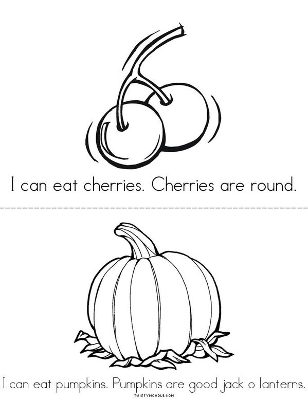 Fruits Mini Book - Sheet 6