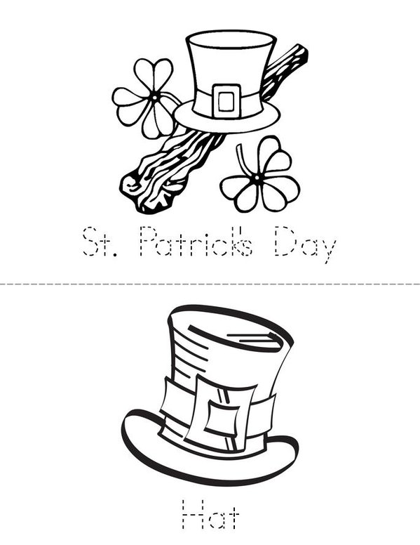 Happy St. Patrick's Day! Mini Book - Sheet 3