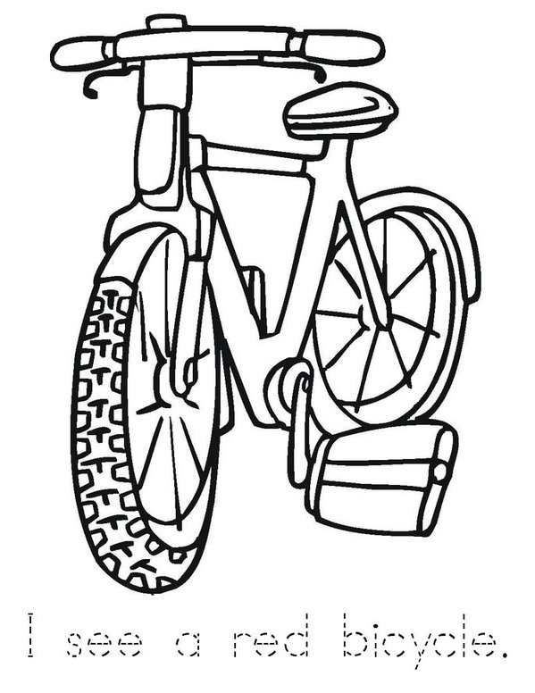 I See Bicycles Mini Book - Sheet 2