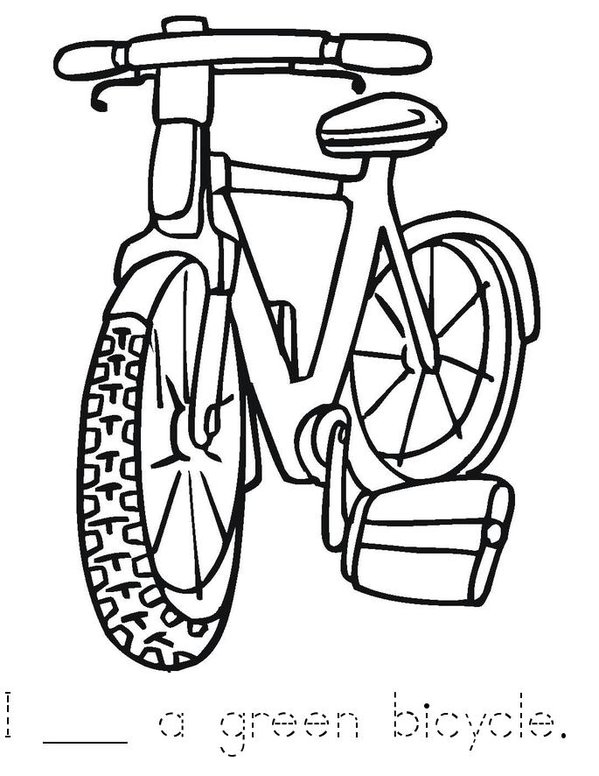 I See Bicycles Mini Book - Sheet 4