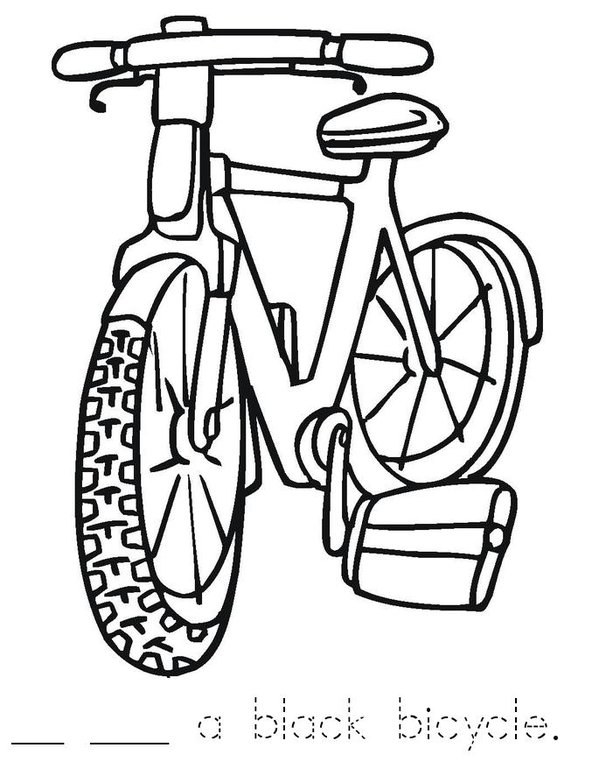 I See Bicycles Mini Book - Sheet 7