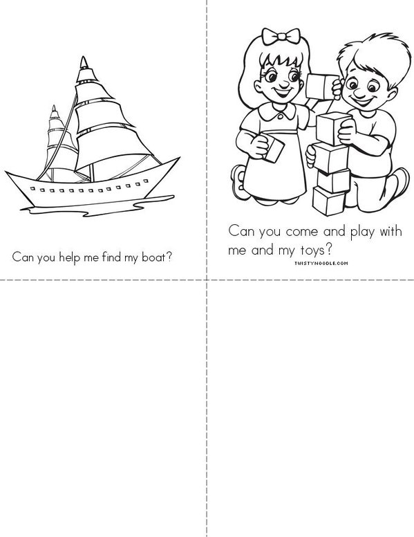 What can you help me find? Mini Book - Sheet 3