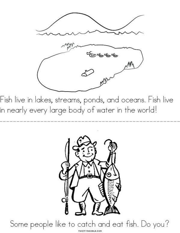 What Makes A Fish A Fish? Mini Book - Sheet 4