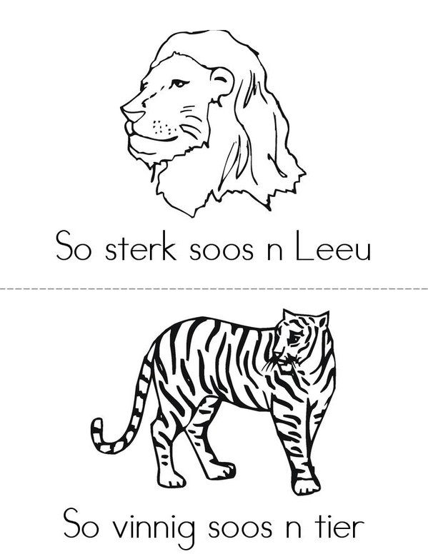 Bertus se Handskrif Boek Mini Book - Sheet 1