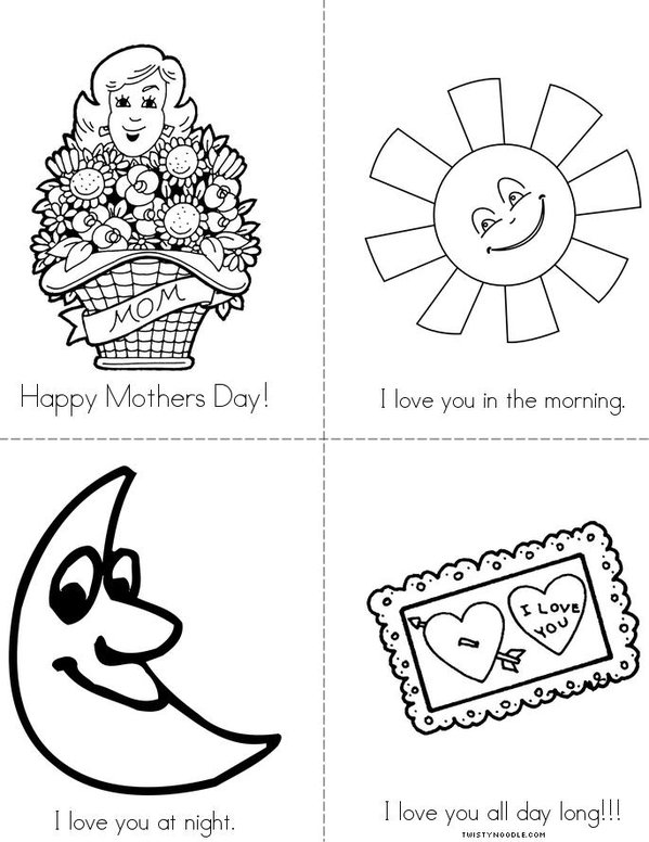 Happy Mother's day Mini Book