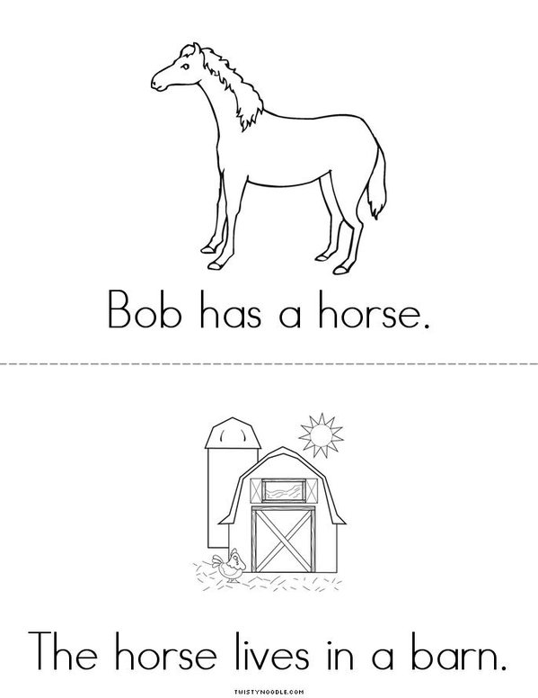 This is Bob Mini Book - Sheet 3