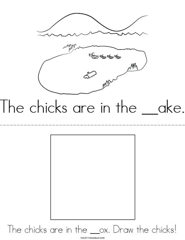 Chicks Mini Book - Sheet 4