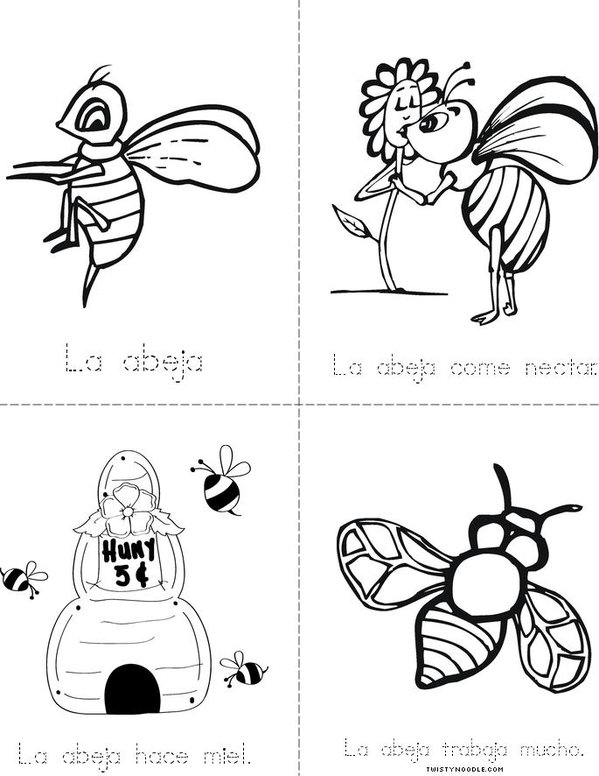 La abeja Mini Book