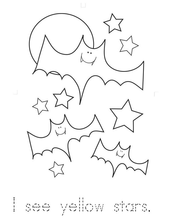 Batty for Halloween! Mini Book - Sheet 2