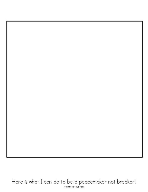 Peacemaker not Breaker Mini Book - Sheet 4
