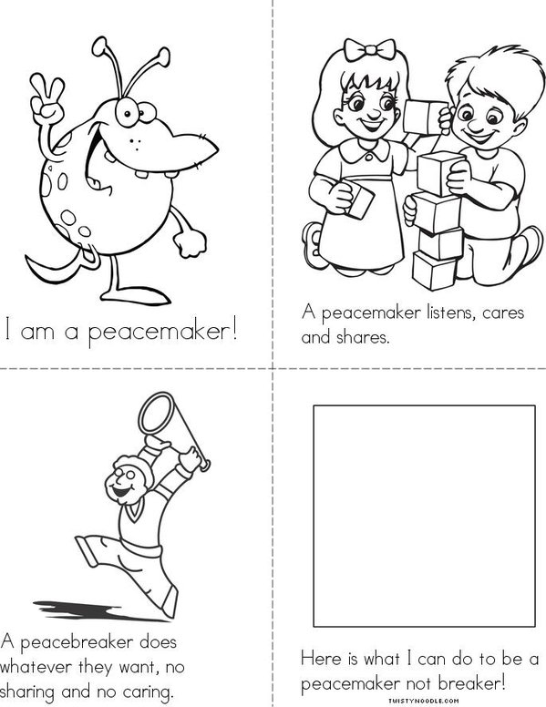 Peacemaker not Breaker Mini Book