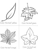 Color the Leaf Book