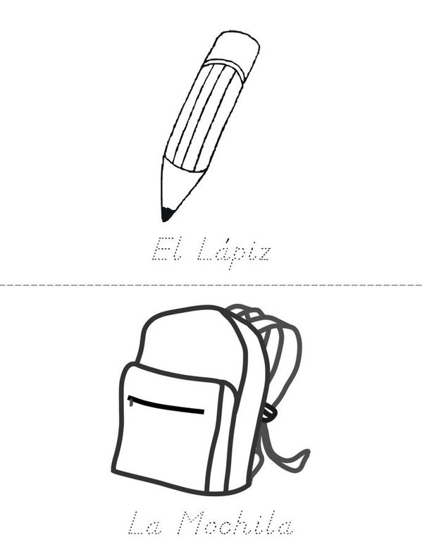 De Regreso a la Escuela Mini Book - Sheet 1