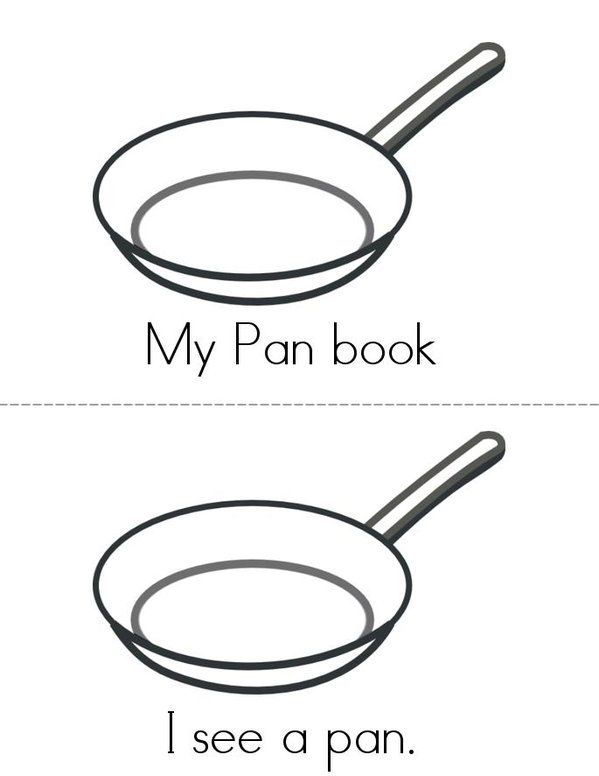 My pan book  Mini Book - Sheet 1
